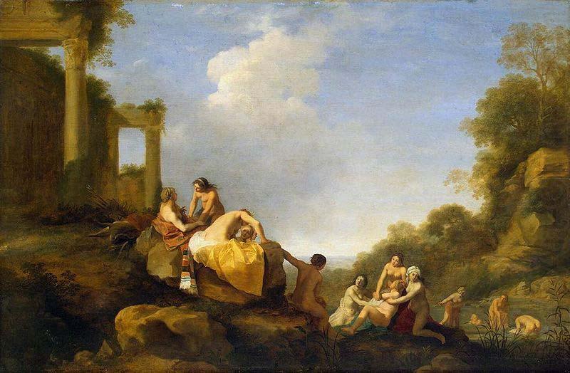 Landscape with Diana and Callisto, POELENBURGH, Cornelis van